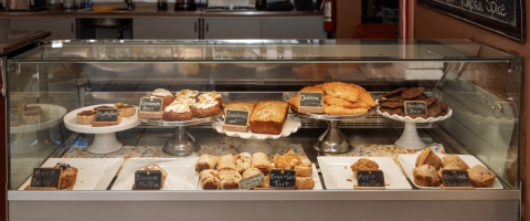 baked goods at Sutton cafe