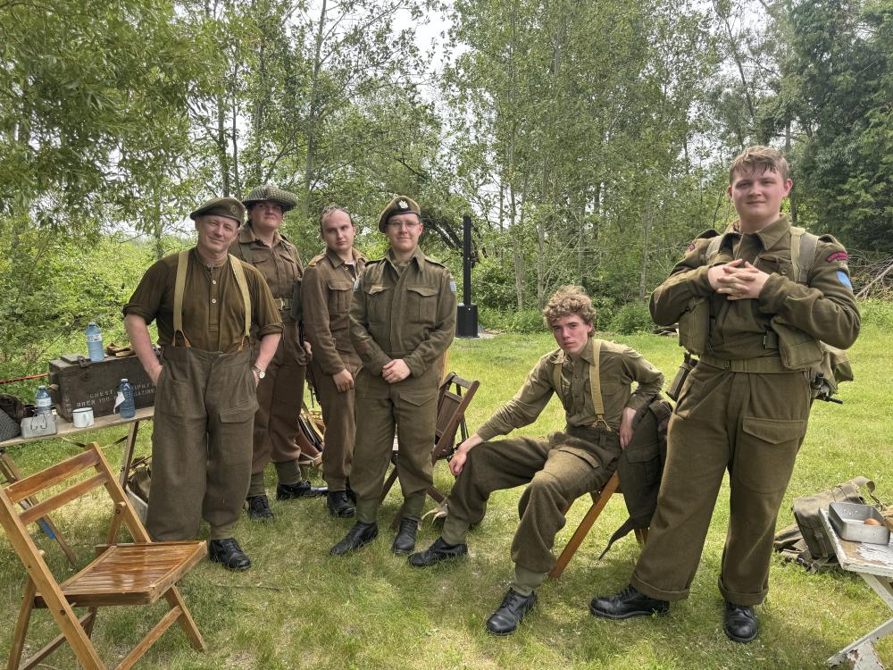 soldier reenactment at Georgina Military Museum