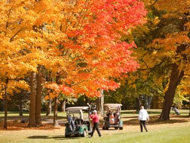 fall golfing at the Briars